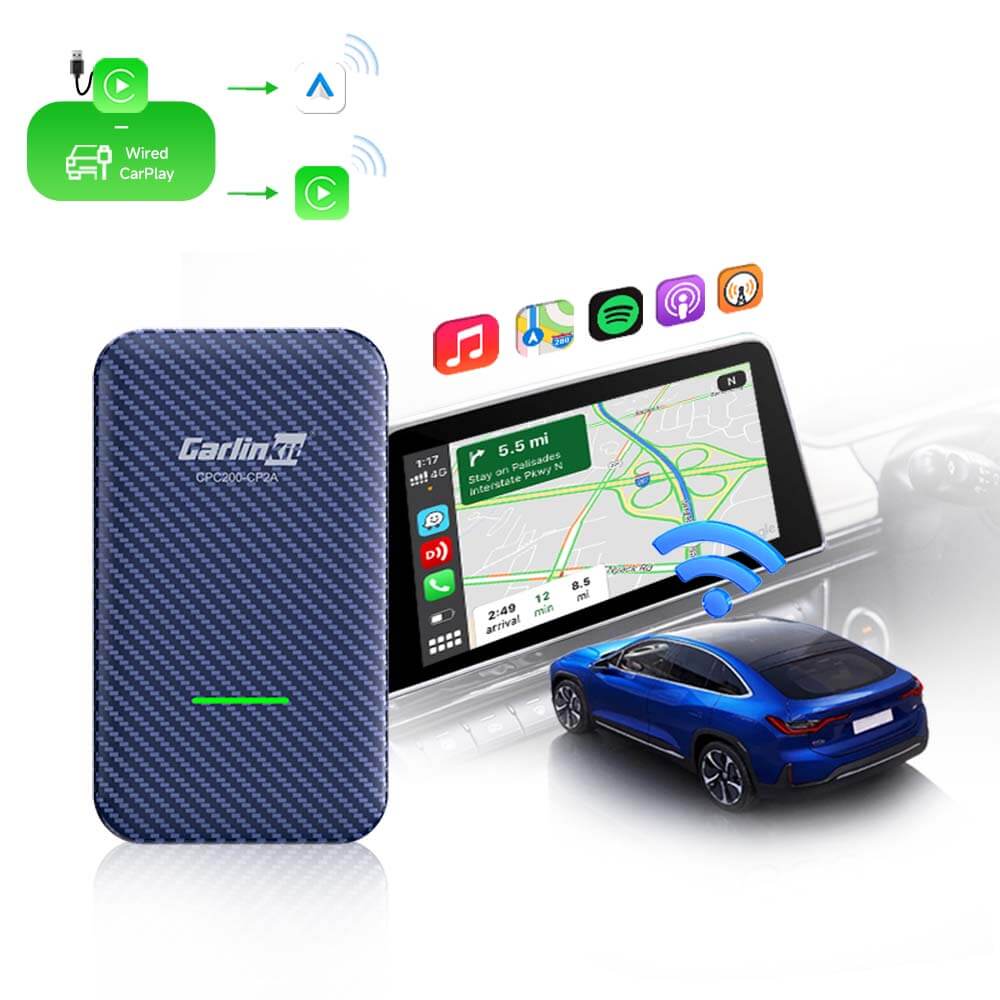 Carlinkit 4.0 - CP2A 2-In-1 Adapter Wireless Carplay & Android Auto product image