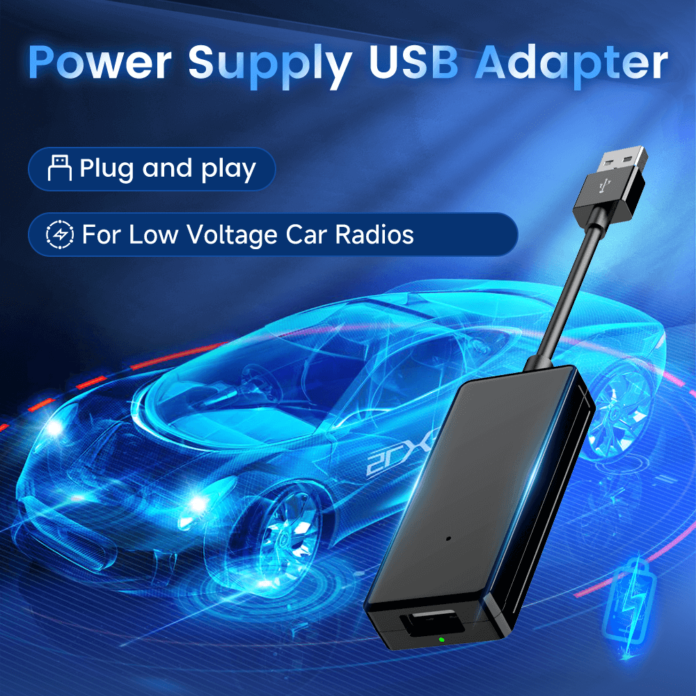 Carlinkit Car Navigation USB Power Supply Box for Car Radio Wireless Carplay Anadroid Auto Adapter product image