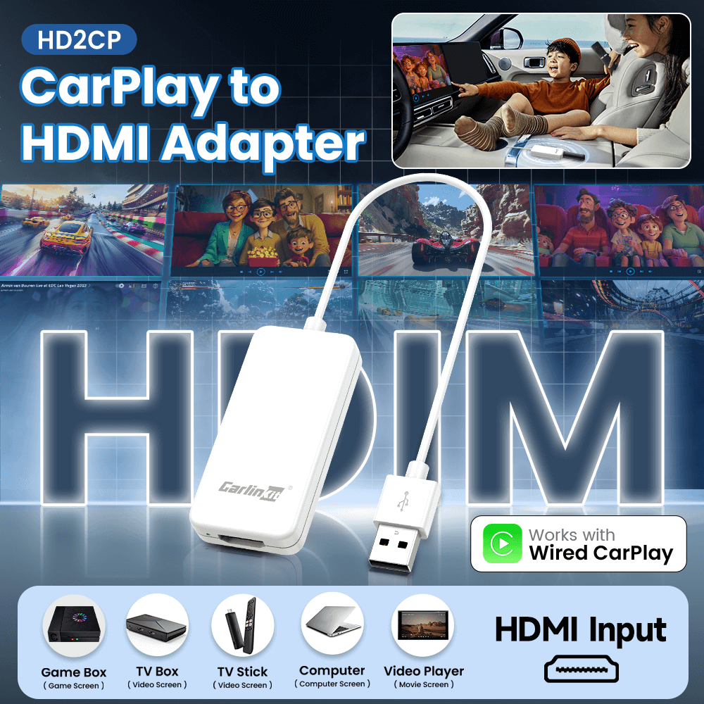 Carlinkit HD2CP Carplay HD Multimedia Car TV Converter product image