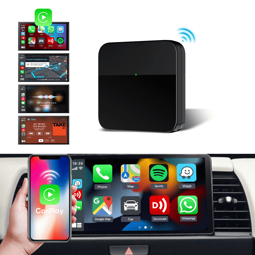 Carlinkit Mini3-3 Mini Wireless Carplay Adapter for Car with OEM Factory Carplay Cable product image