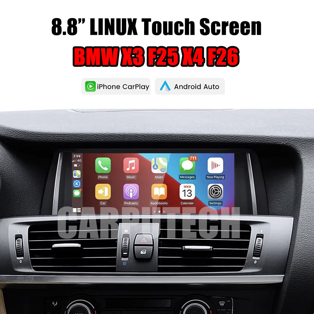 8.8-inch Linux System For BMW X3 F25 X4 F26 (2011-2017)| Wireless CarPlay & Android Auto product image