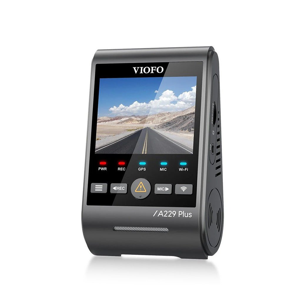 VIOFO A229 Plus 1CH 2K HDR Front Dash Cam with Sony STARVIS 2 IMX675 Sensor Voice Control 5GHz WiFi Ultra-Precise GPS product image