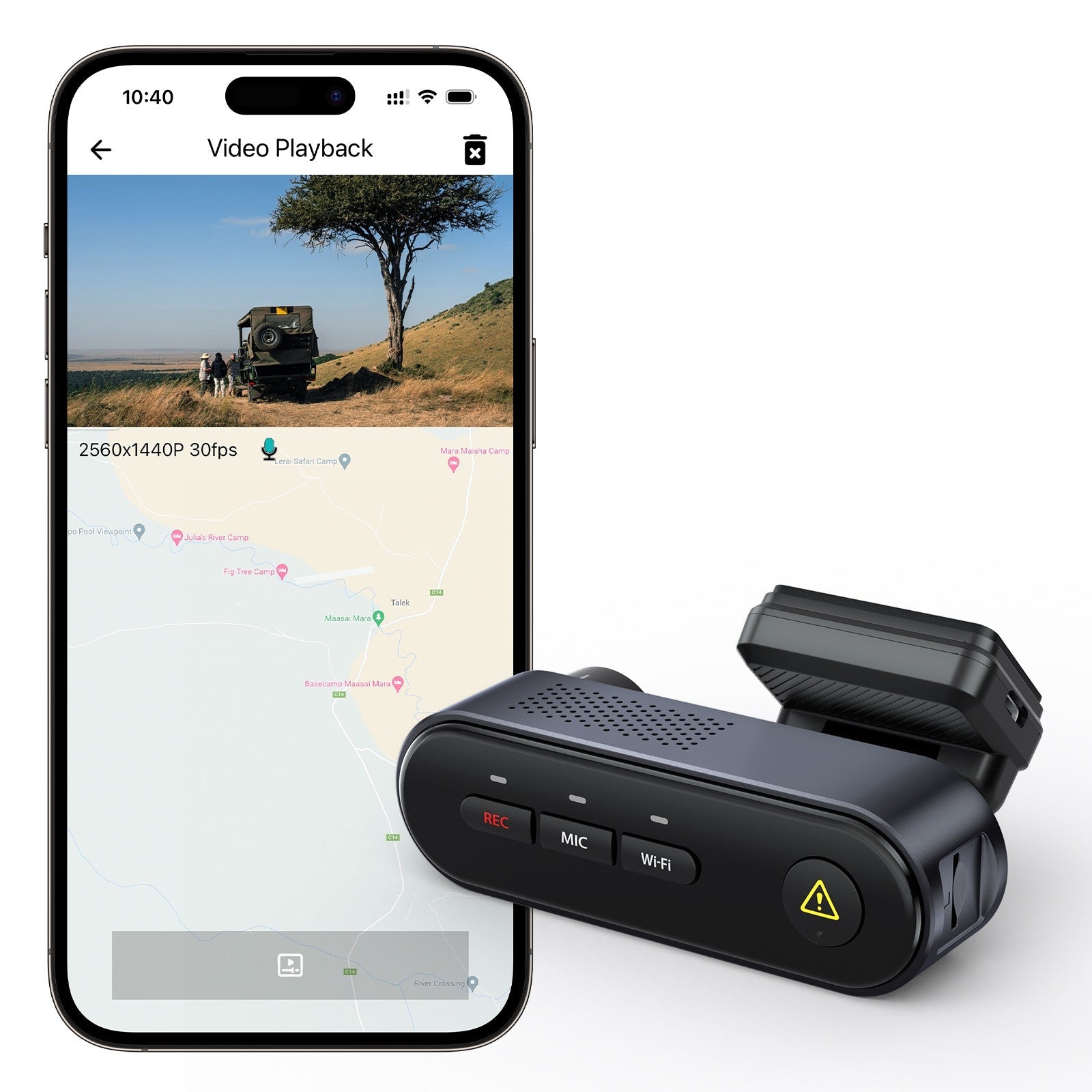 VIOFO WM1 2K Quad HD 1440P 30FPS Smaller WiFi GPS Dashcam with Sony STARVIS IMX335 Sensor product image