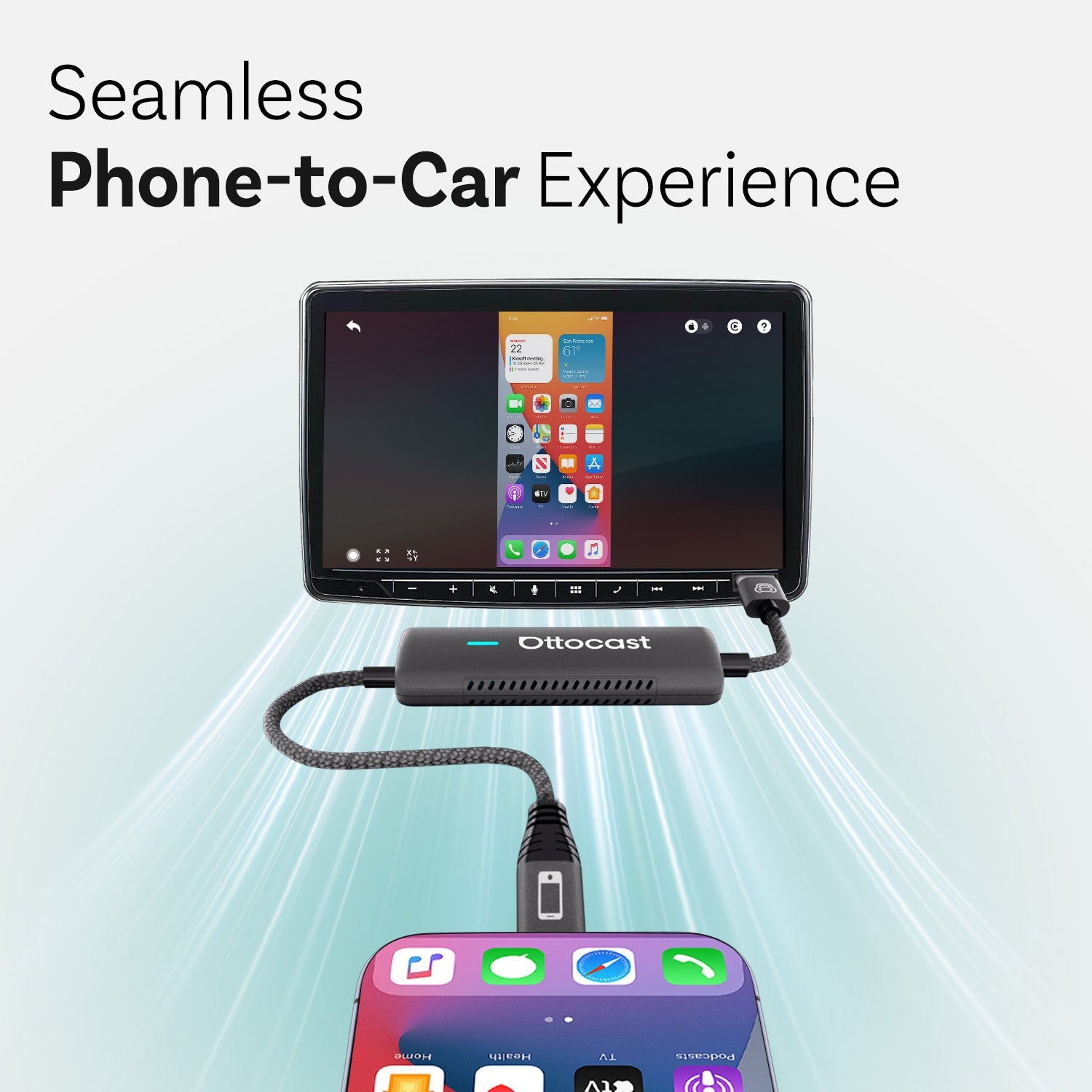 ( EXCLUSIVE PRICE--CODE：L10 )Mirror Touch Wireless CarPlay Adapter product image
