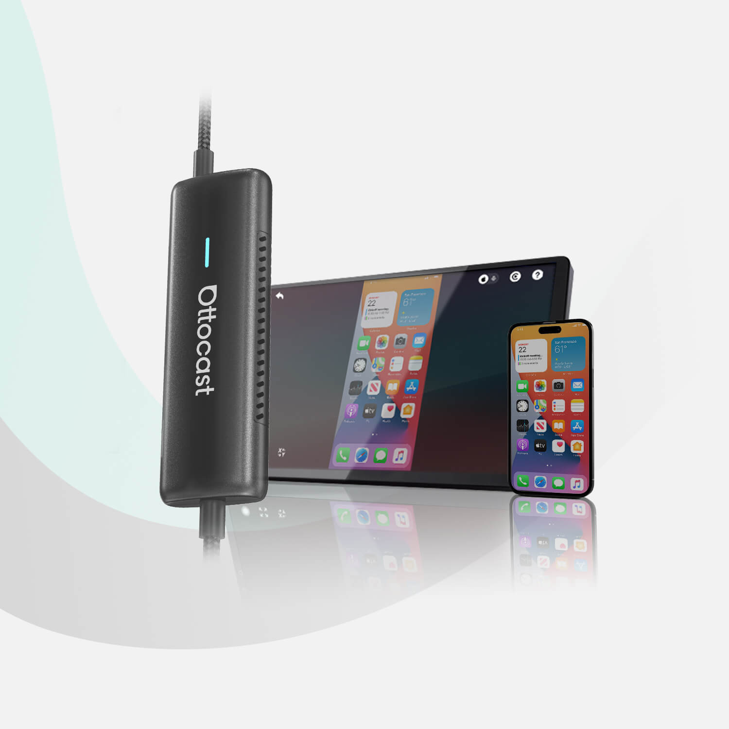 Mirror Touch Wireless CarPlay Adapter product image