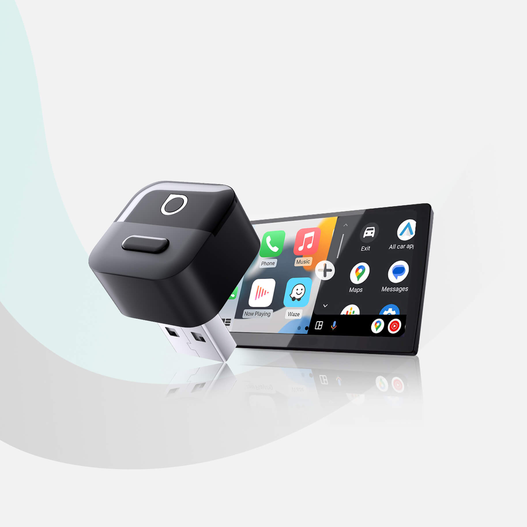 Ottocast Mini Pico Wireless CarPlay/Android Auto Adapter product image