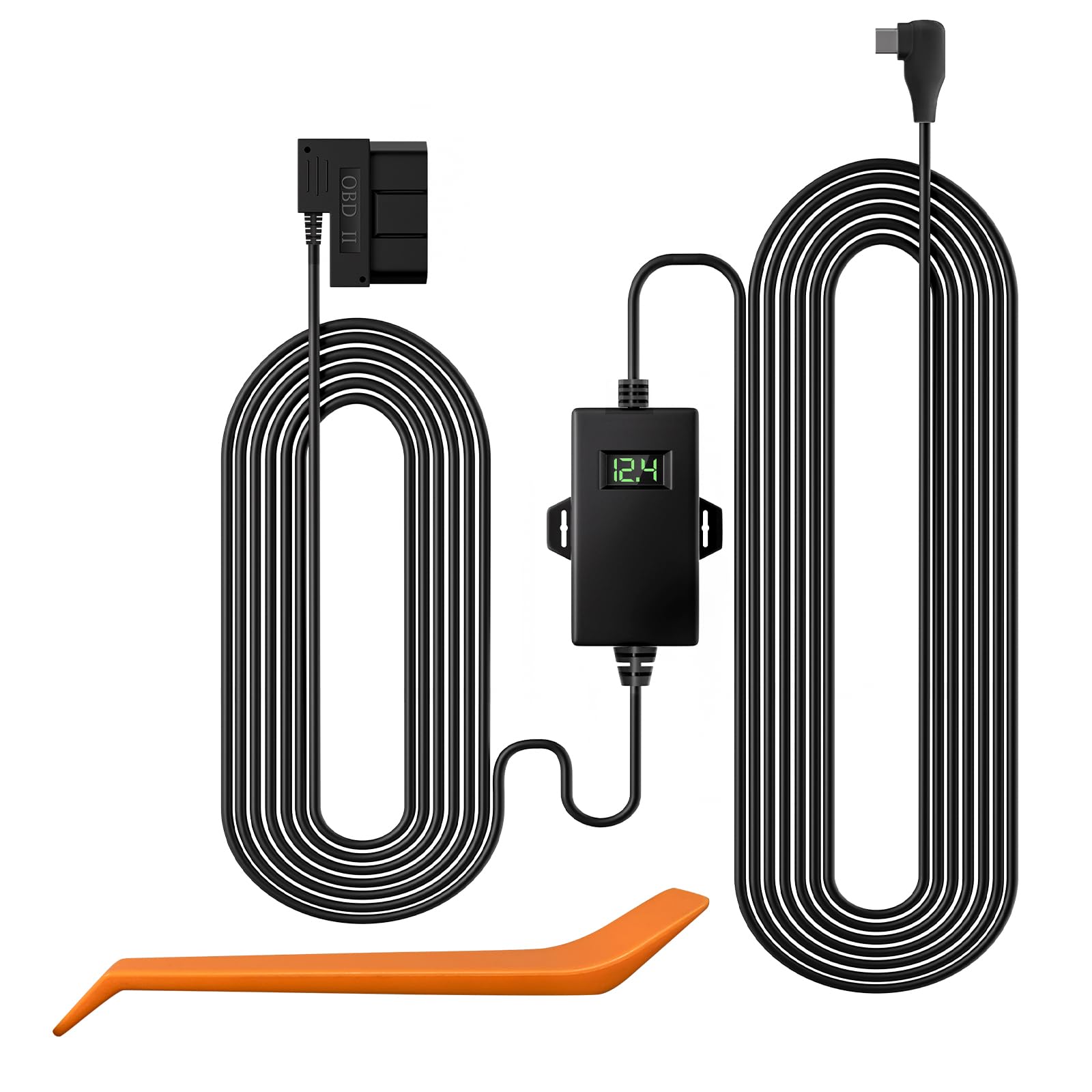 REDTIGER Dash Cam OBD Hardwire Kit, USB C Port, 10FT 12V-24V to 5V, for All REDTIGER Dash Cam product image