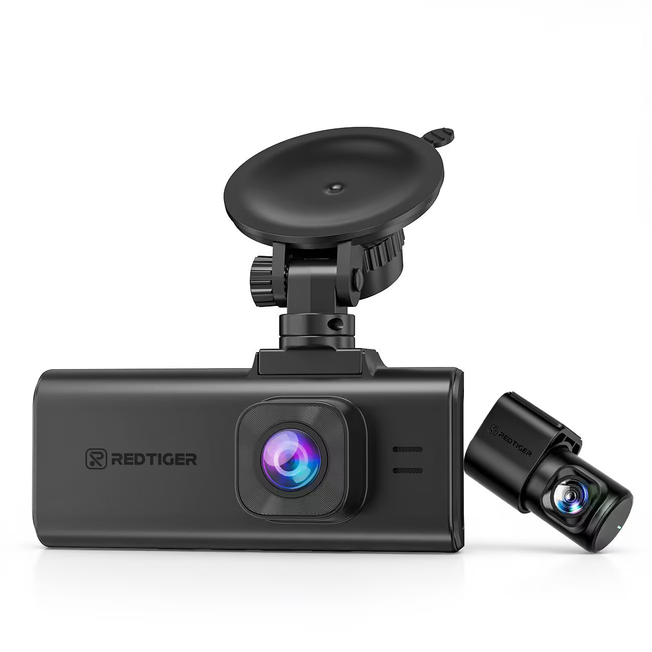 REDTIGER F7NA 4K Dual Dash Cam, STARVIS 2 IMX678, 8MP, 5GHz WiFi (20MB/s Fast Download), 4K Front 1080P Rear, GPS, Voice Control, WDR, HDR Night Vision, 24H Parking Mode, Support 512GB Max(No SD Card) product image