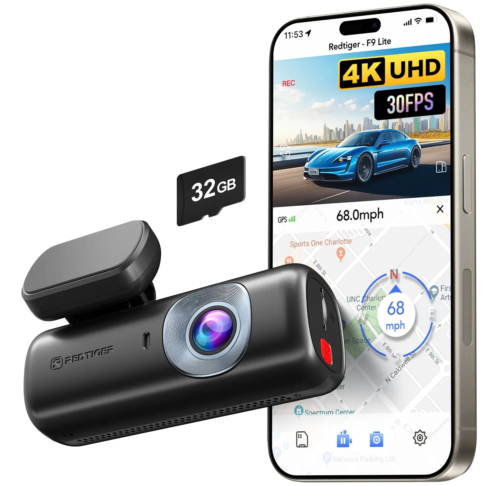 Redtiger Dash CAM Redtiger F9 Lite 4K Adas product image