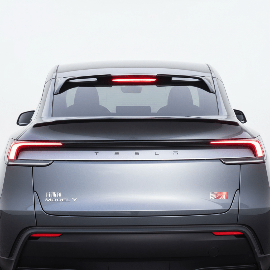 ABS Rear Roof Spoiler for Tesla Model Y Juniper 2025+ | Tesery product image