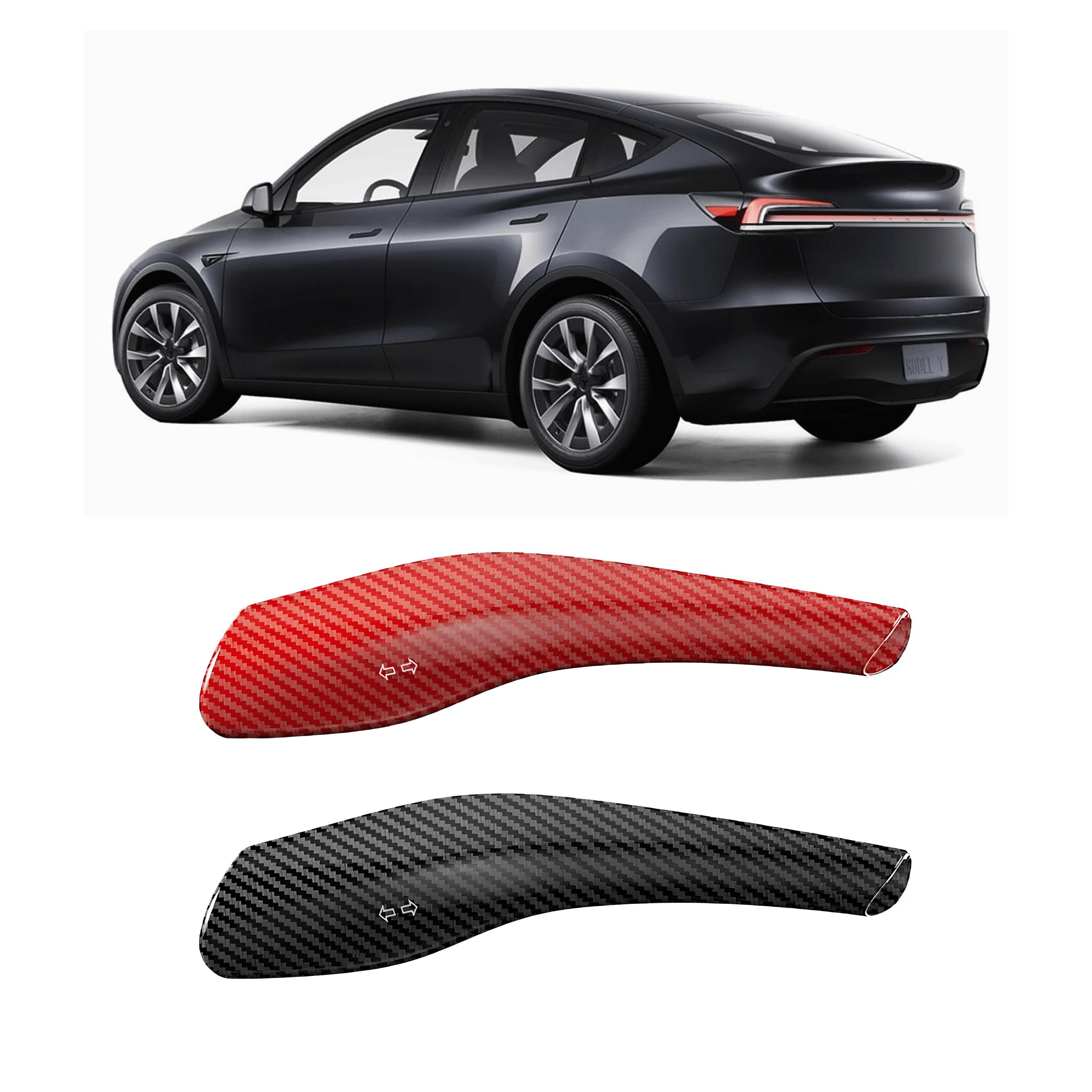 ABS Turn Signal Stalk Cover for Model Y Juniper & Model 3 Highland | TESERY product image