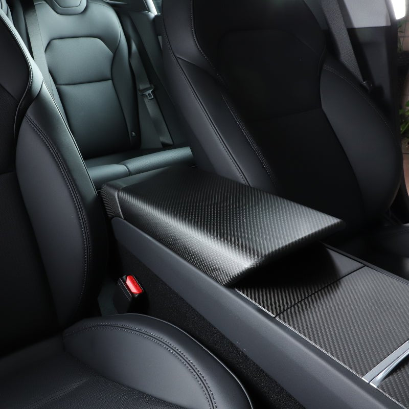 Carbon Fiber Armrest Cover For Model 3 Standard / Model Y Standard product image
