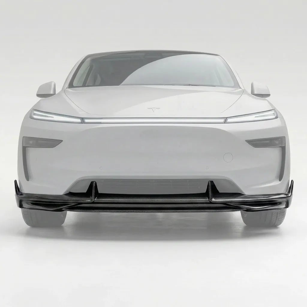 Carbon Fiber Front Lip Splitterc for Model Y Juniper - High Performance Exterior Upgrade product image