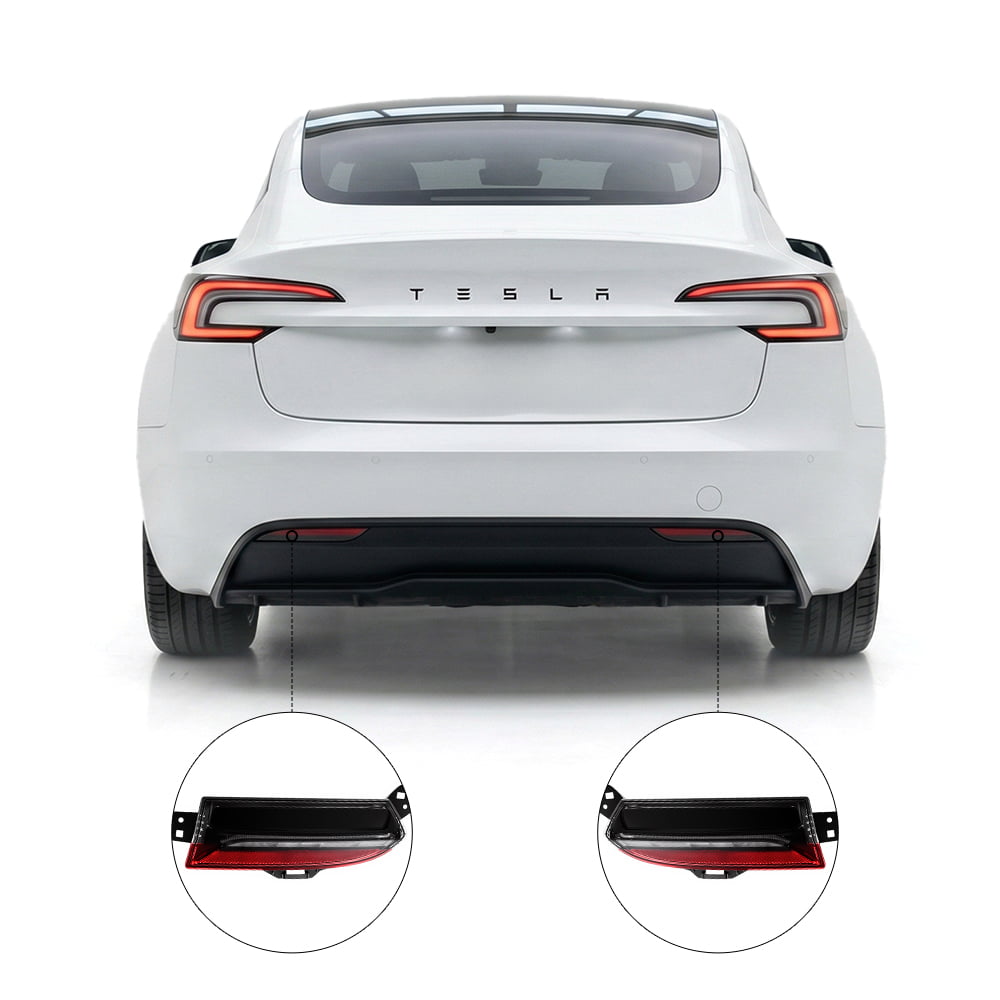 LED Rear Bumper Reflector Lights for Model 3 Highland product image