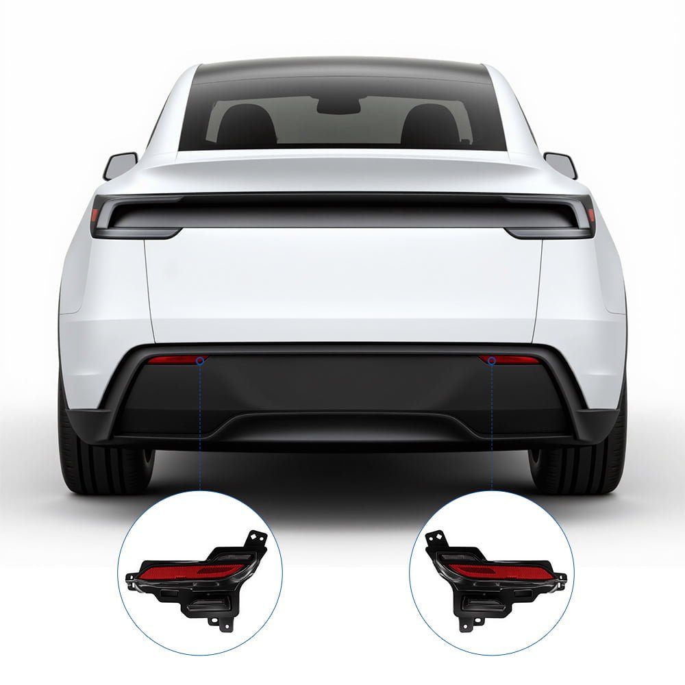 LED Rear Bumper Reflector Lights for Model Y Juniper product image