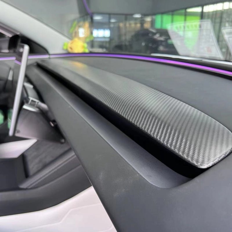 Real Carbon Fiber Replacement Dashboard Cover for Model Y Standard product image