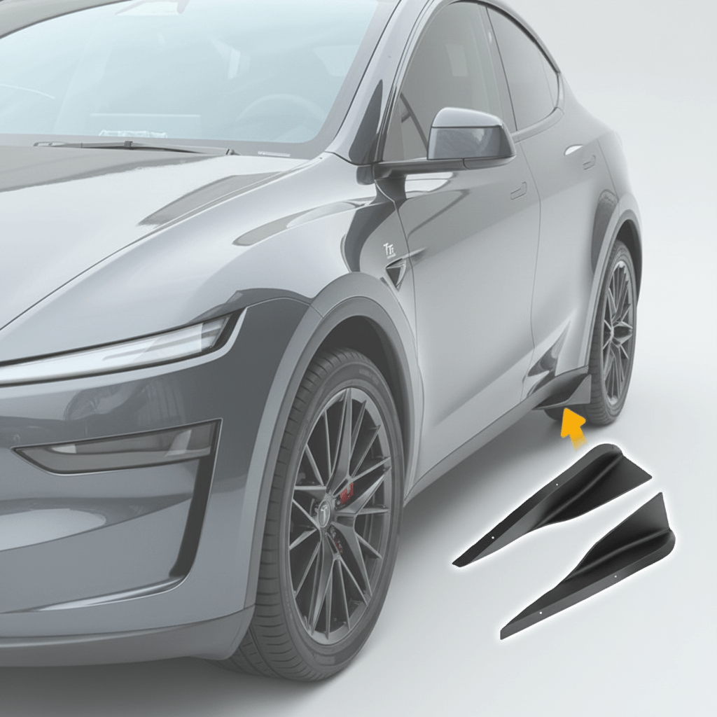 Side Skirts Splitter ABS Rocker Panel for Model Y Juniper | Tesery product image