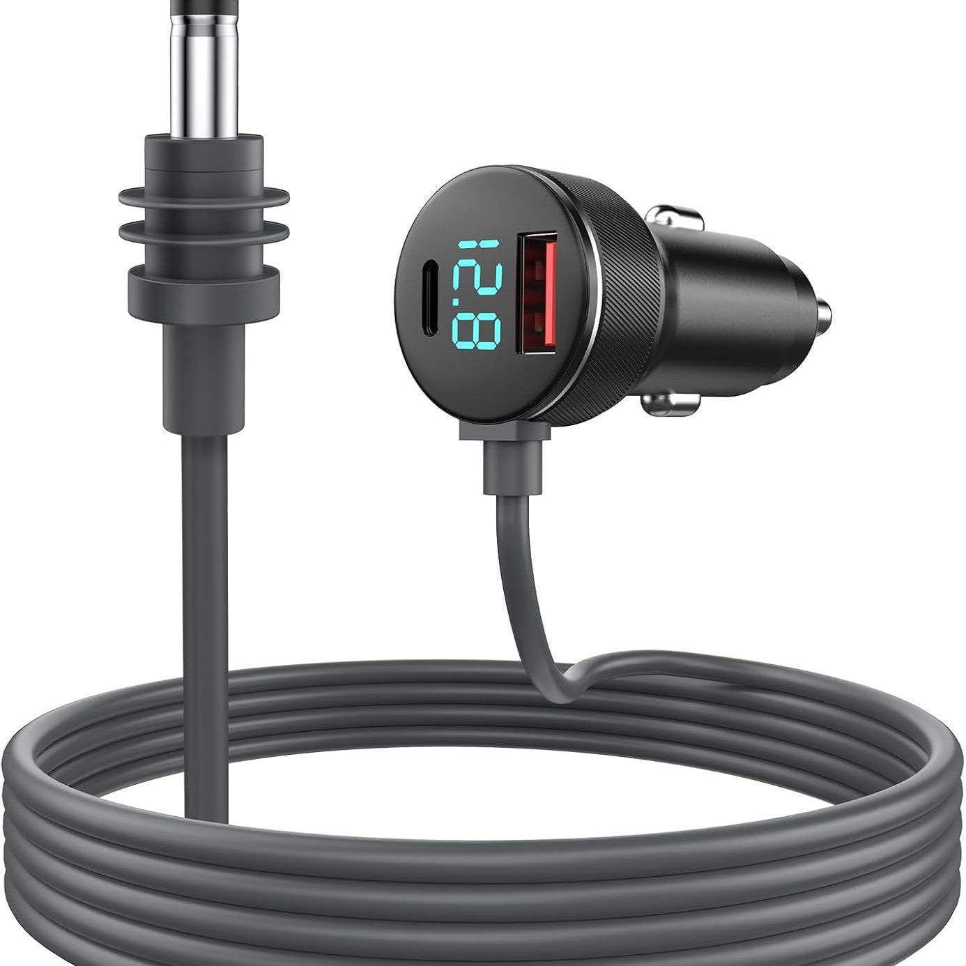 Starlink Mini Car Charger with Digital Display | 100W Type-C Power Cord product image