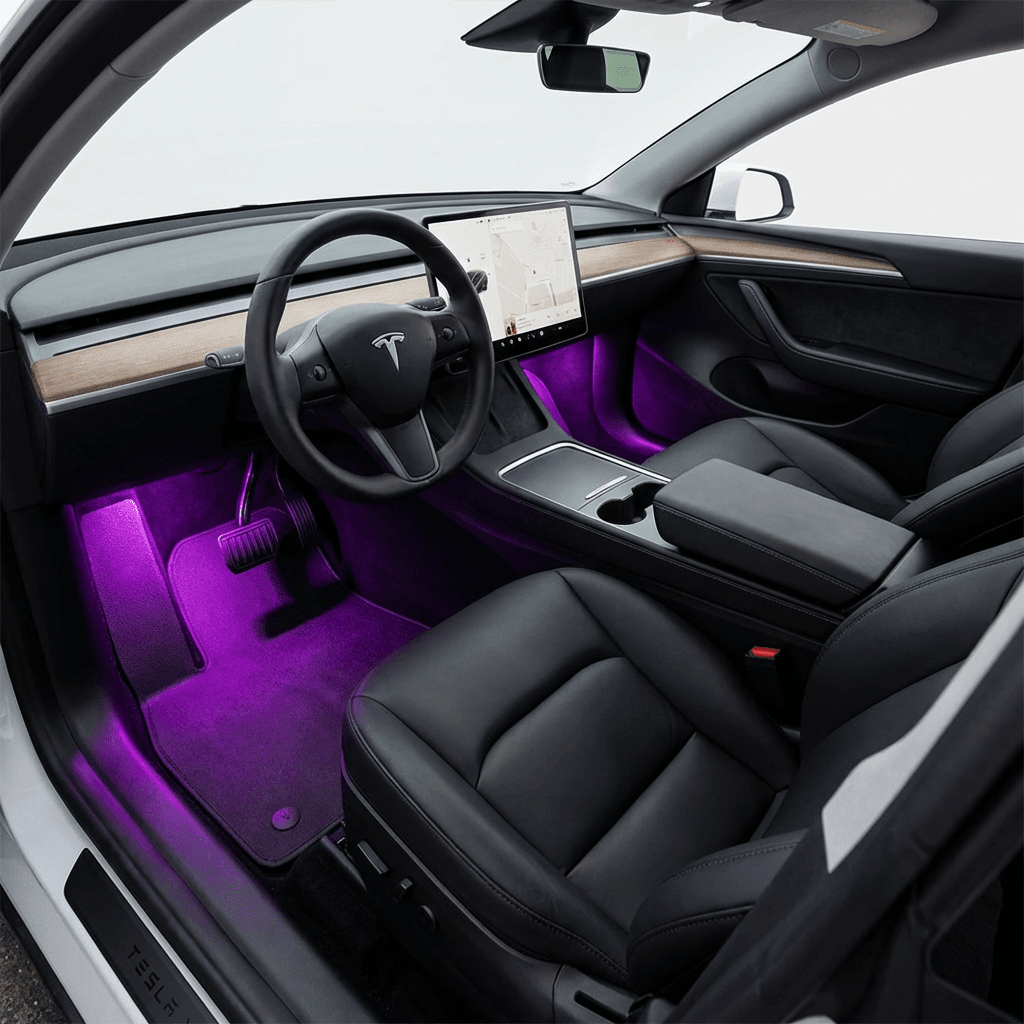 TESERY Multi-Color RGB Footwell LED Lights for Model 3/Y/S product image