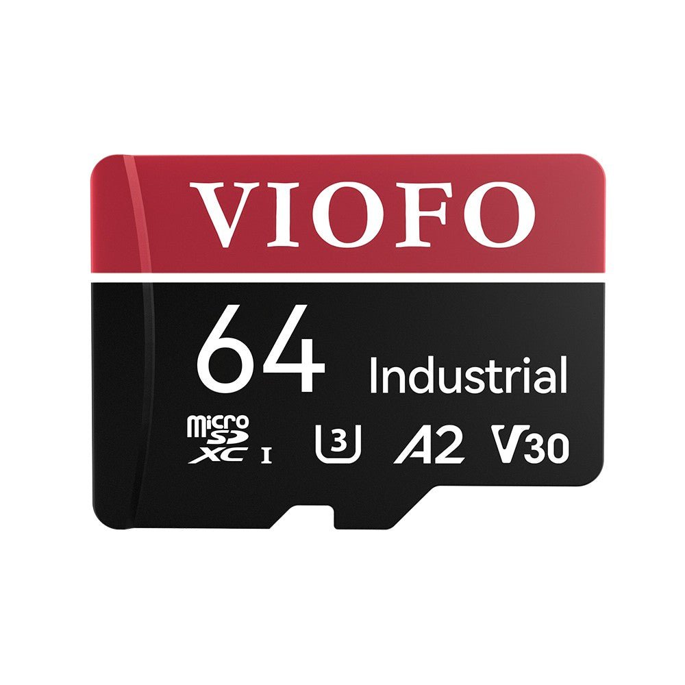 VIOFO 64GB Industrial Grade microSD Card, U3 A2 V30 High Speed Memory Card with Adapter, Support Ultra HD 4K Video Recording product image