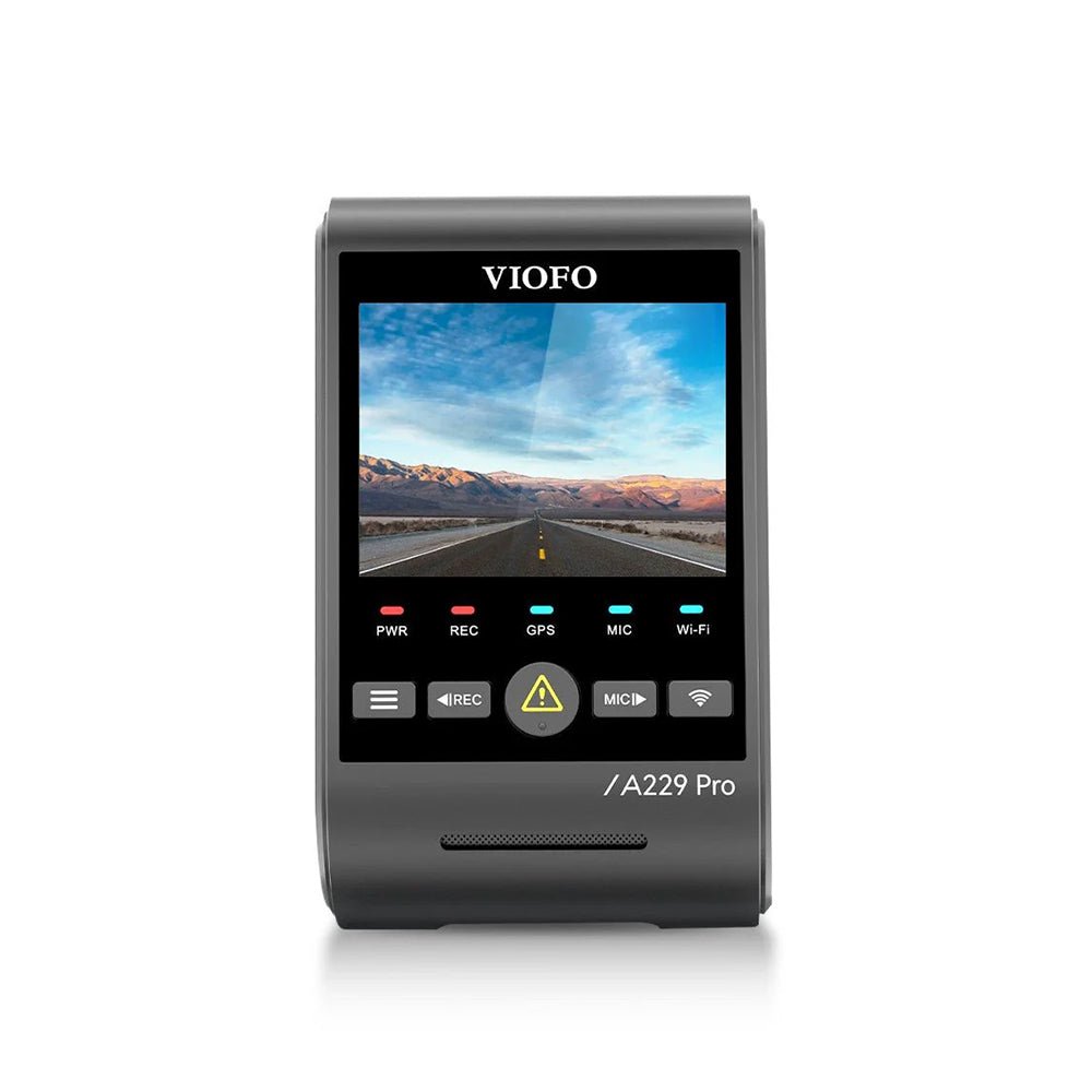 VIOFO A229 Pro 1CH 4K HDR Front Dash Cam with Sony STARVIS 2 IMX678 8MP Sensor Super Night Vision Voice Control 5GHz WiFi GPS product image