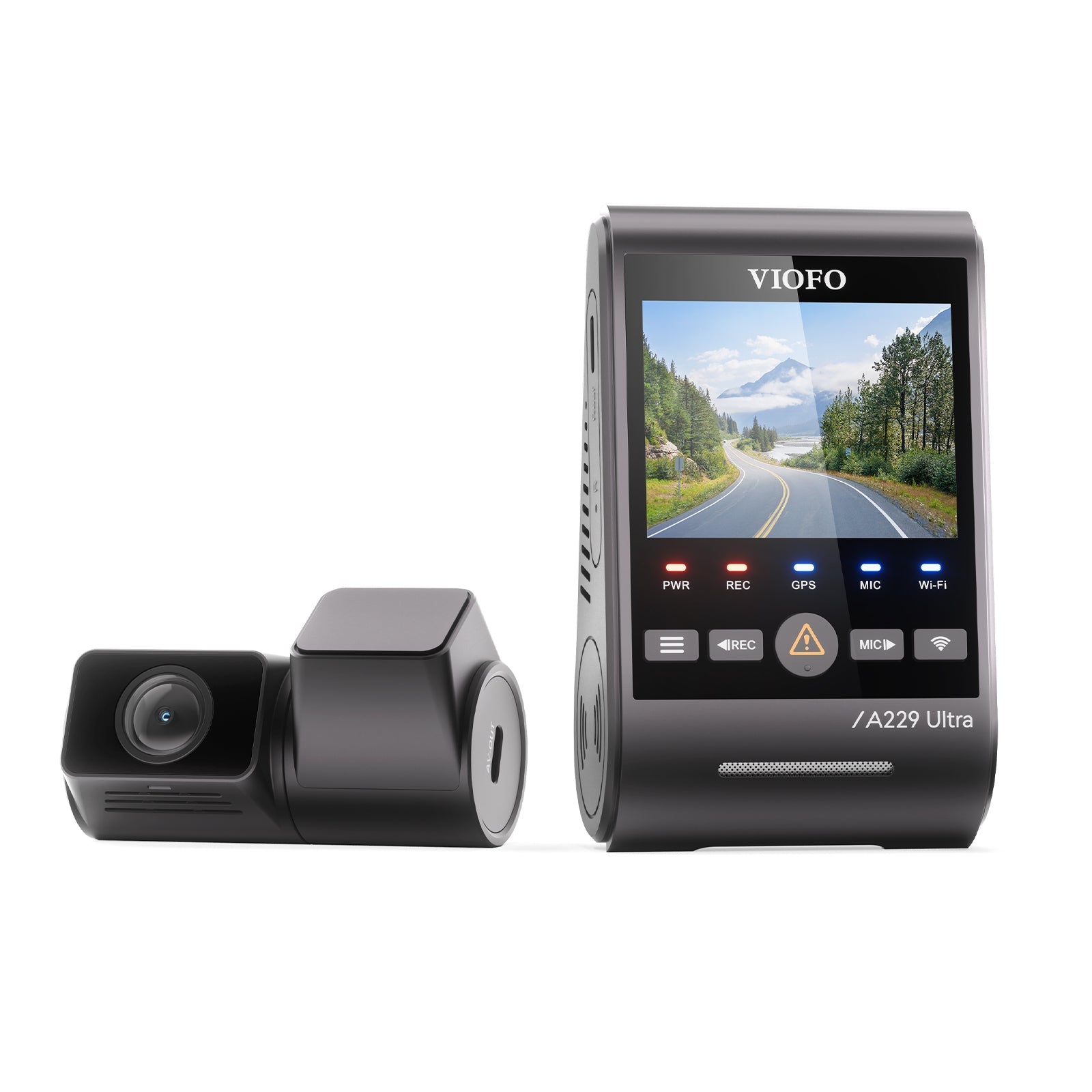 VIOFO A229 Ultra 2CH 4K Front+4K Rear Dashcam with Dual Sony STARVIS 2 Sensors, 2-Channel 4K HDR product image