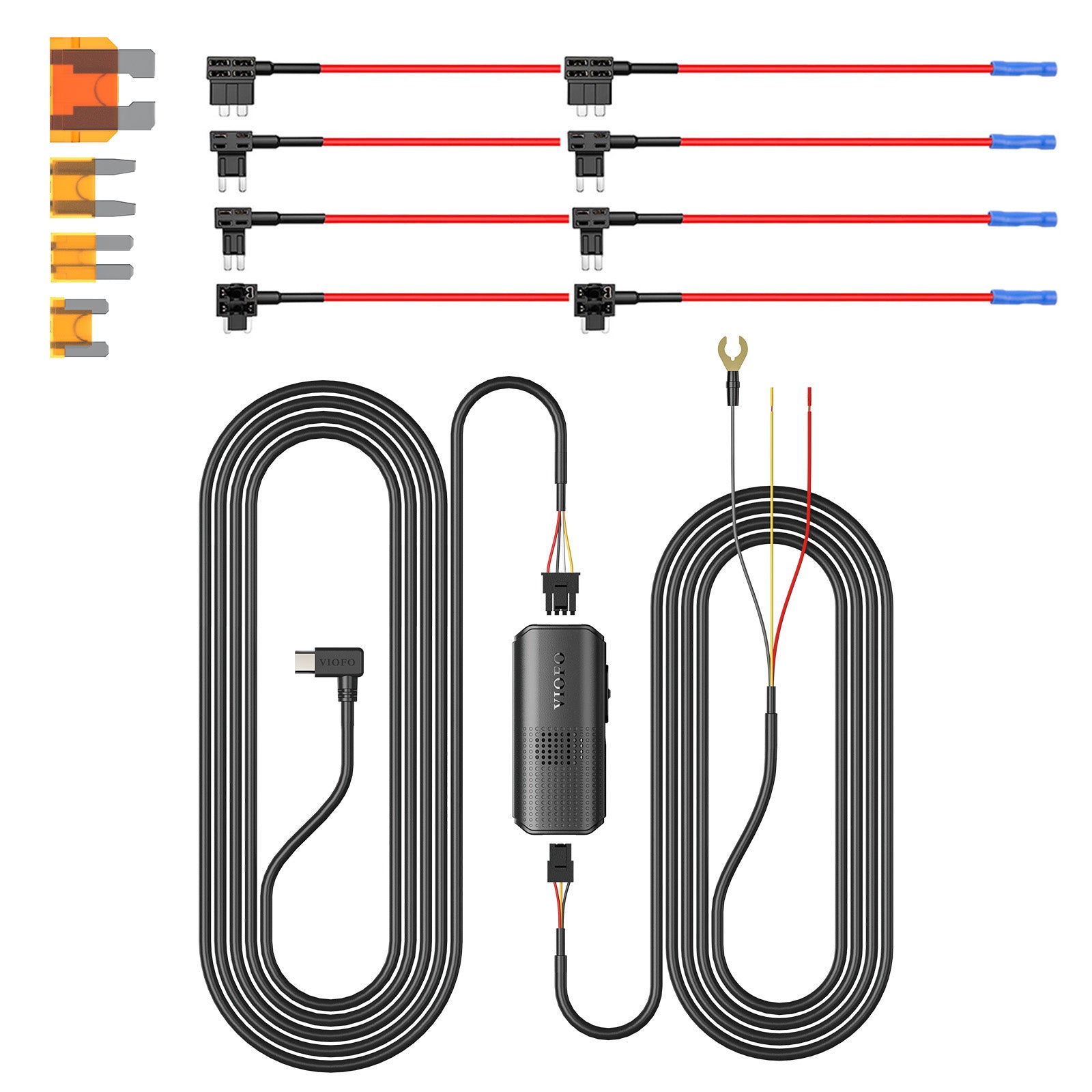 VIOFO Type-C HK6 ACC Hardwire Kit for A329S Series, Support Hybrid Parking Mode, Automatic Voltage Display, Low Power Consumption product image