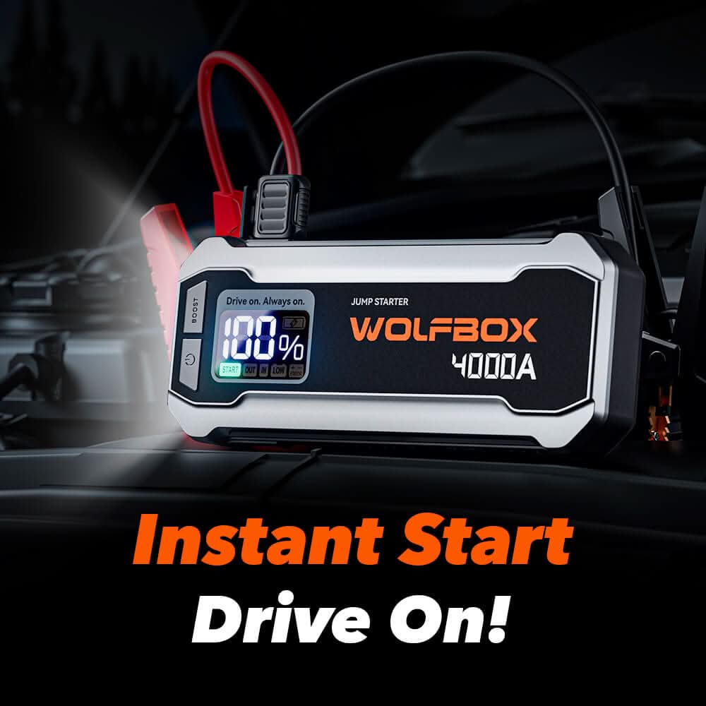 WOLFBOX MegaVolt24 4000A Jump Starter with 65W Quick Charger product image